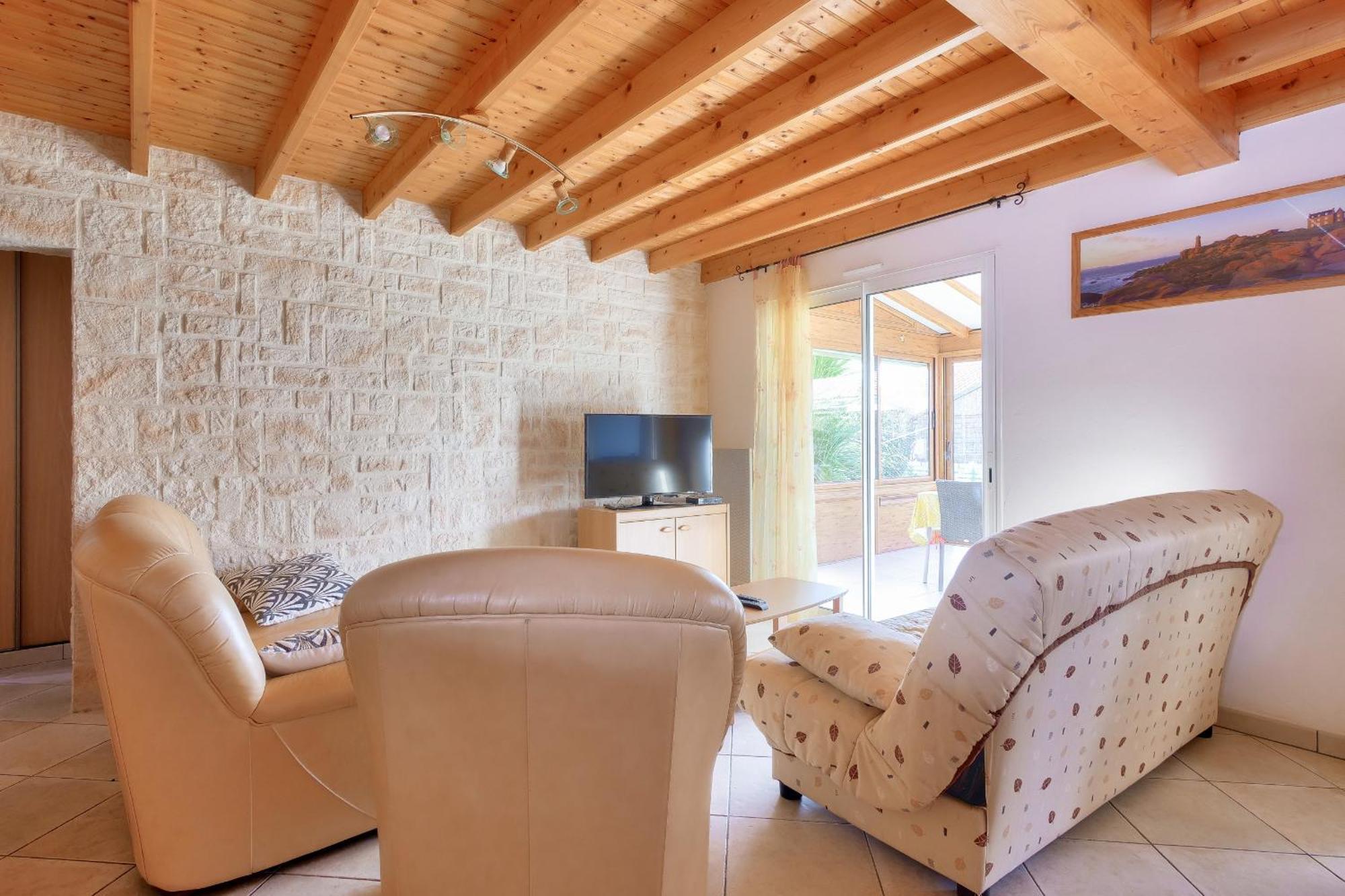 Maison Pour 8 - 5Min De La Plage - Jardin & Veranda Longeville-sur-Mer Exterior photo