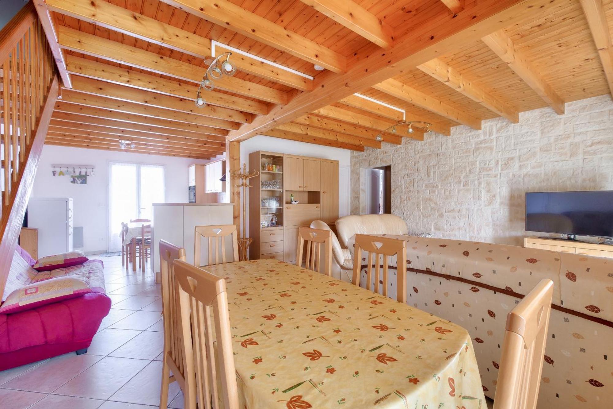 Maison Pour 8 - 5Min De La Plage - Jardin & Veranda Longeville-sur-Mer Exterior photo