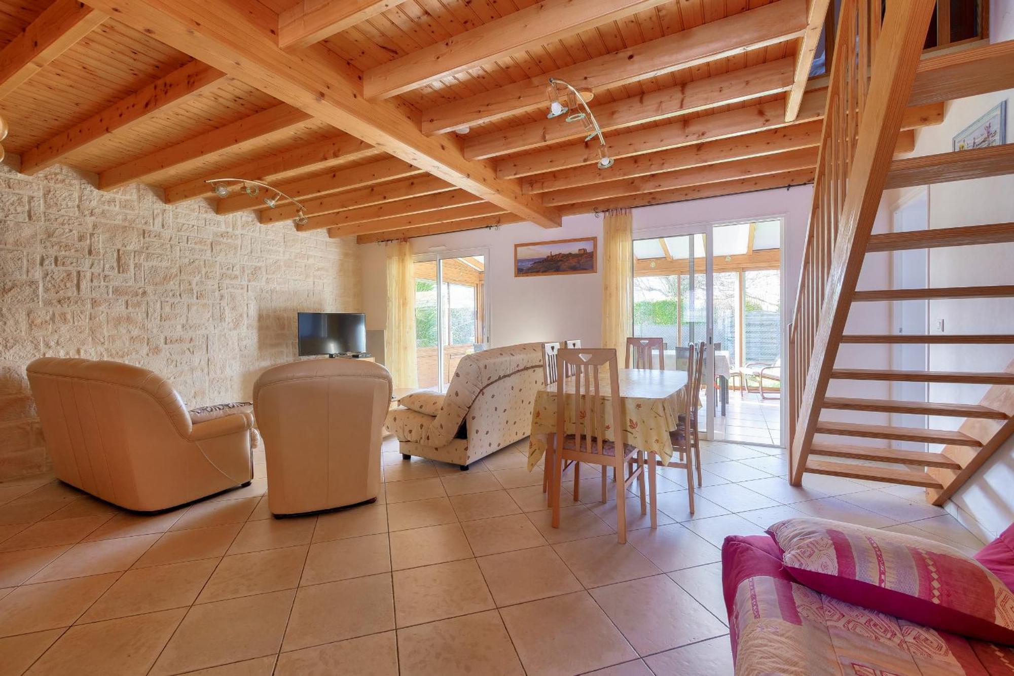 Maison Pour 8 - 5Min De La Plage - Jardin & Veranda Longeville-sur-Mer Exterior photo
