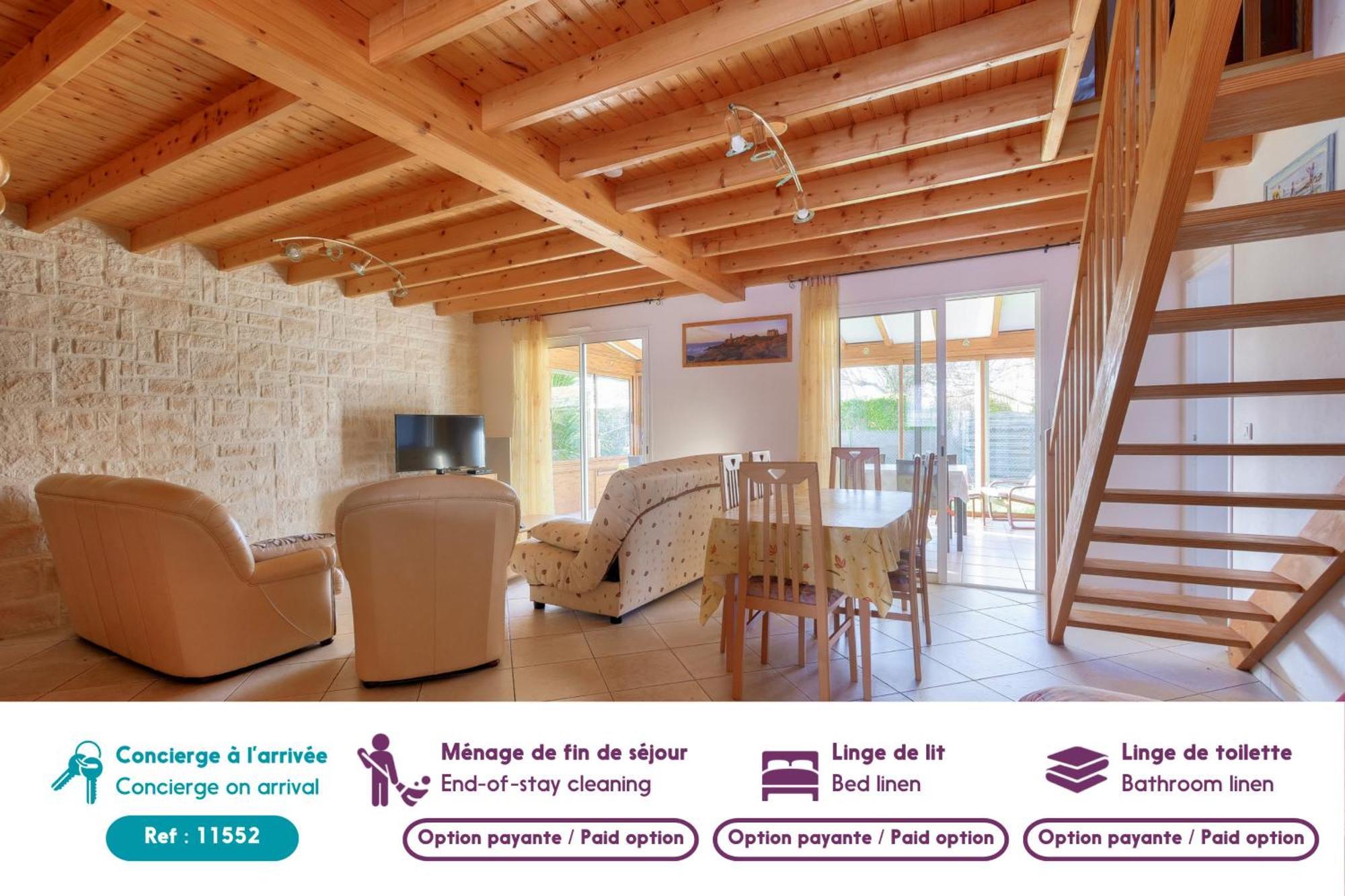 Maison Pour 8 - 5Min De La Plage - Jardin & Veranda Longeville-sur-Mer Exterior photo